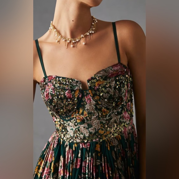 Verb by Pallavi Singhee Smocked Corset Dress - Picture 3 of 10